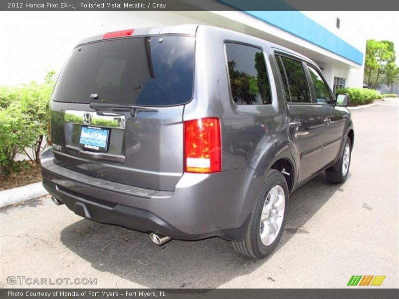 Polished Metal Metallic / Gray 2012 Honda Pilot EX-L