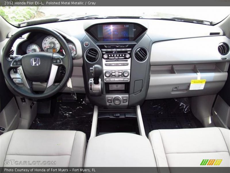 Polished Metal Metallic / Gray 2012 Honda Pilot EX-L