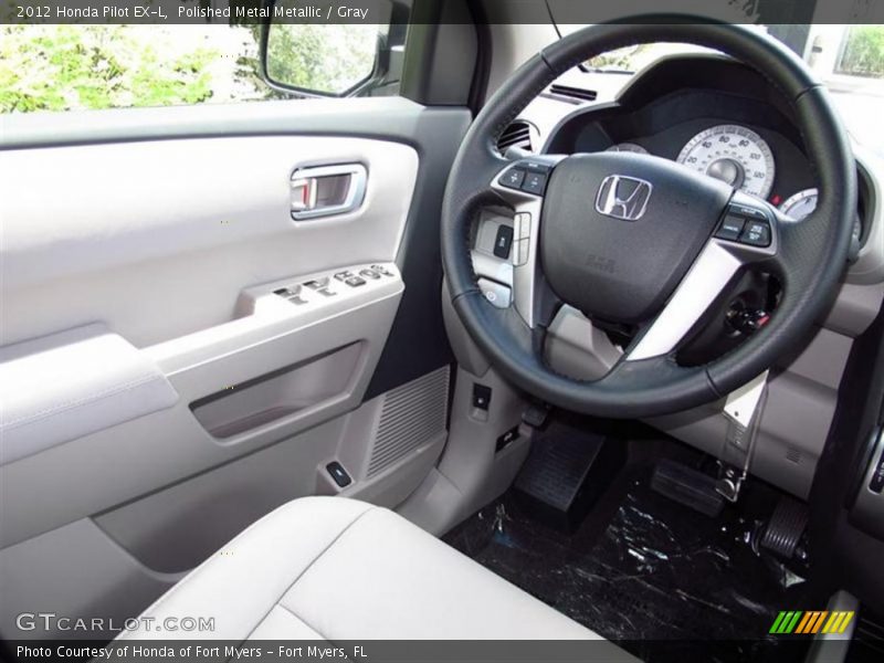 Polished Metal Metallic / Gray 2012 Honda Pilot EX-L