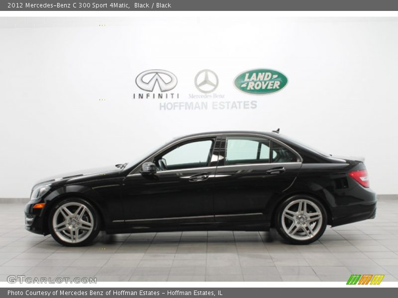 Black / Black 2012 Mercedes-Benz C 300 Sport 4Matic
