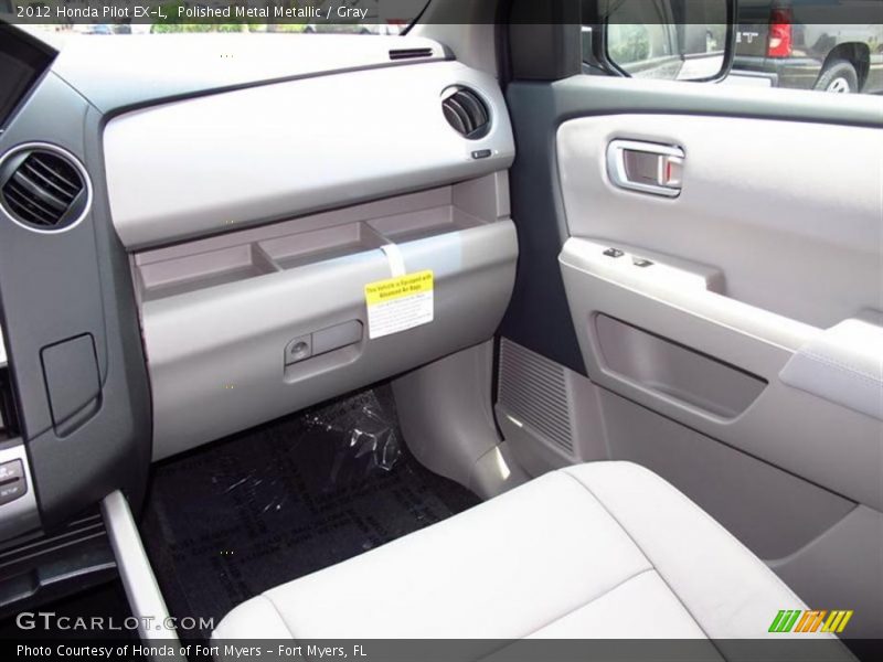 Polished Metal Metallic / Gray 2012 Honda Pilot EX-L