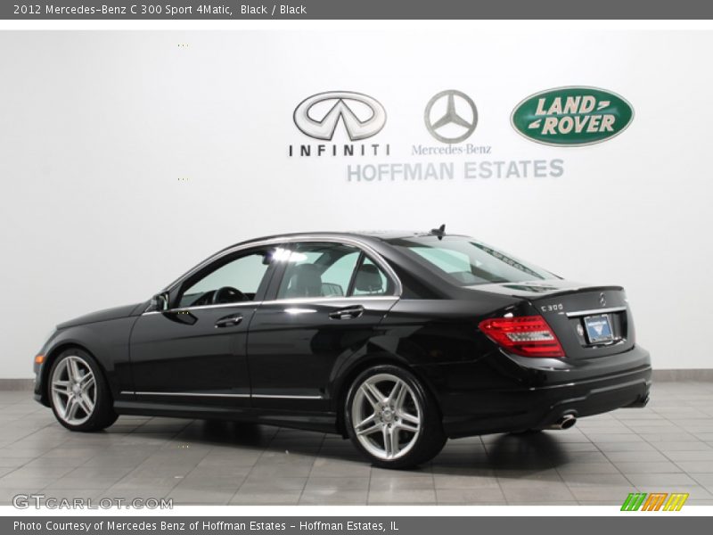 Black / Black 2012 Mercedes-Benz C 300 Sport 4Matic