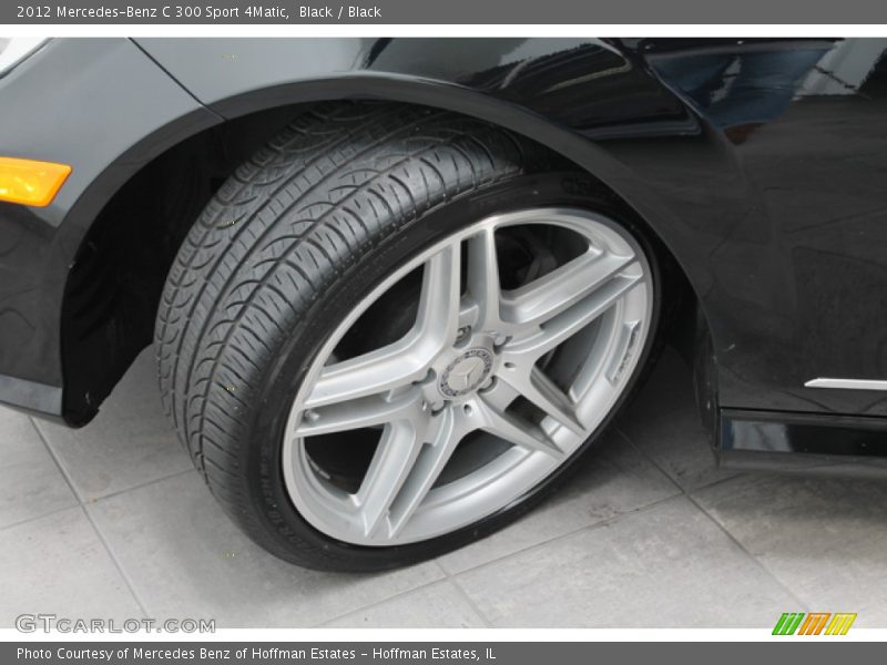 Black / Black 2012 Mercedes-Benz C 300 Sport 4Matic