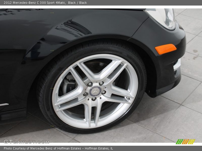 Black / Black 2012 Mercedes-Benz C 300 Sport 4Matic