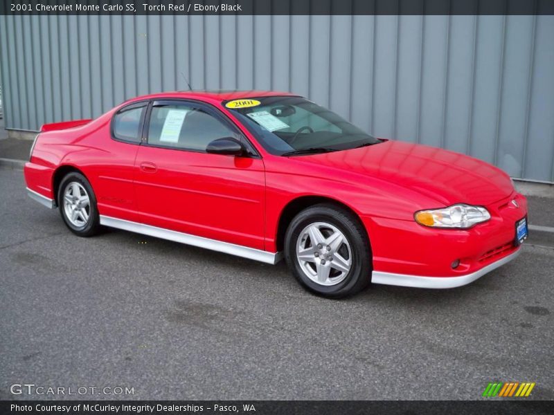 Torch Red / Ebony Black 2001 Chevrolet Monte Carlo SS