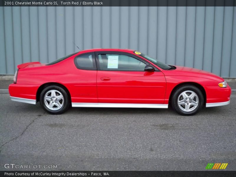 Torch Red / Ebony Black 2001 Chevrolet Monte Carlo SS