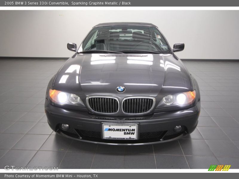 Sparkling Graphite Metallic / Black 2005 BMW 3 Series 330i Convertible