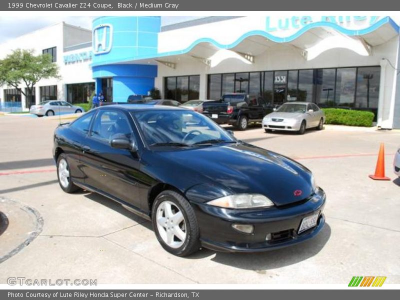 Black / Medium Gray 1999 Chevrolet Cavalier Z24 Coupe
