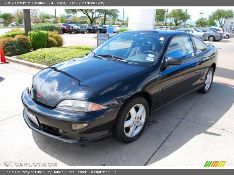 Black / Medium Gray 1999 Chevrolet Cavalier Z24 Coupe