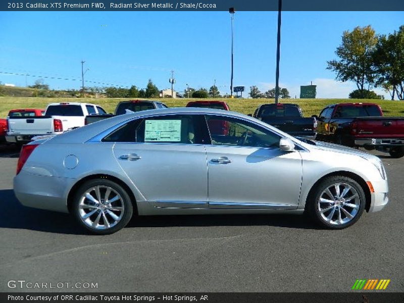 Radiant Silver Metallic / Shale/Cocoa 2013 Cadillac XTS Premium FWD