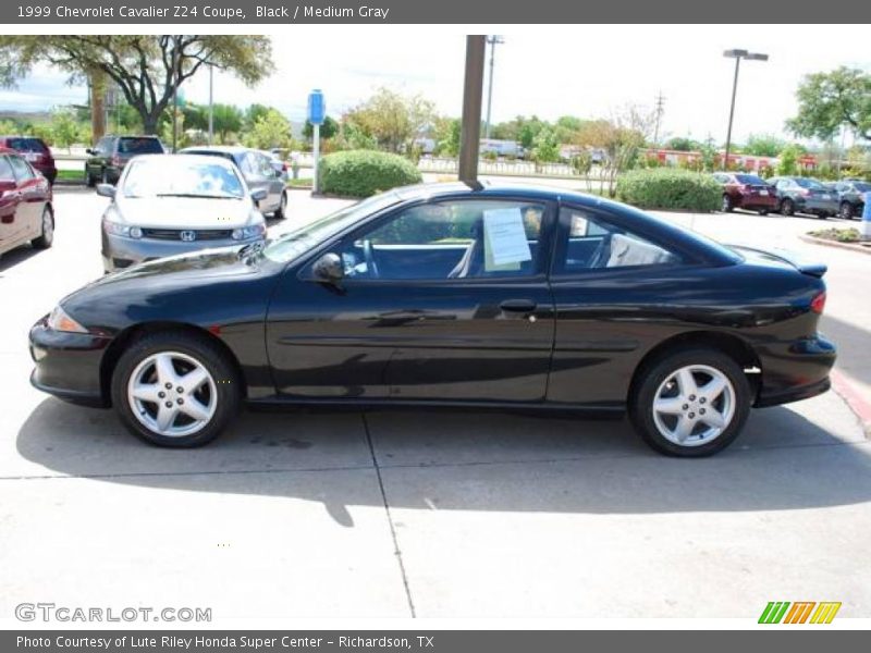 Black / Medium Gray 1999 Chevrolet Cavalier Z24 Coupe