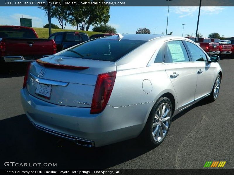 Radiant Silver Metallic / Shale/Cocoa 2013 Cadillac XTS Premium FWD