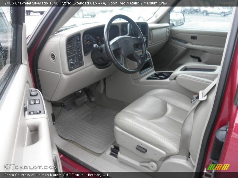 Medium Gray Interior - 2006 Silverado 1500 Hybrid Extended Cab 4x4 