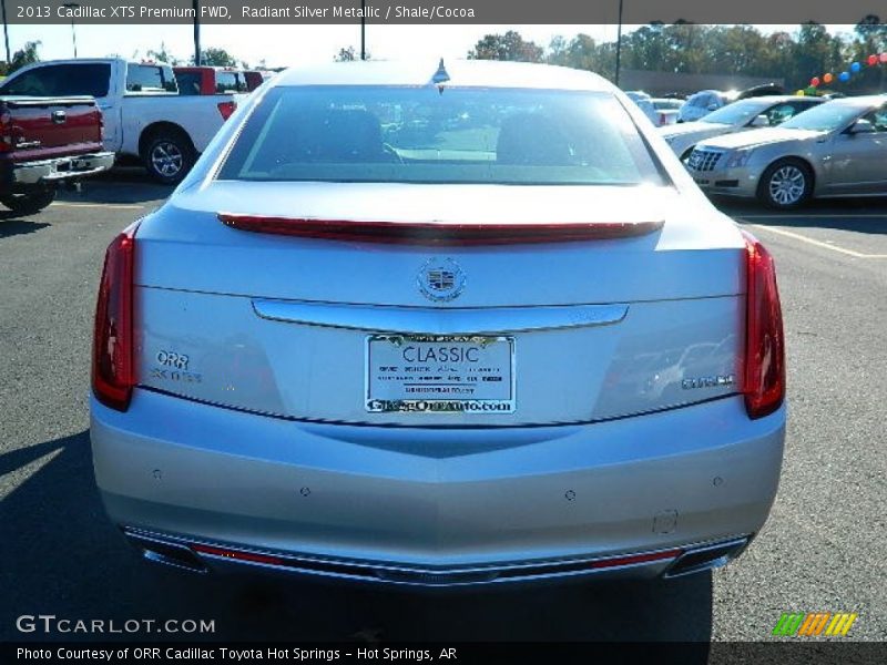 Radiant Silver Metallic / Shale/Cocoa 2013 Cadillac XTS Premium FWD