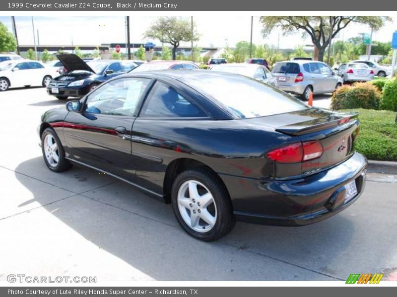 Black / Medium Gray 1999 Chevrolet Cavalier Z24 Coupe
