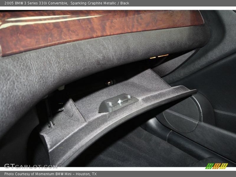 Sparkling Graphite Metallic / Black 2005 BMW 3 Series 330i Convertible
