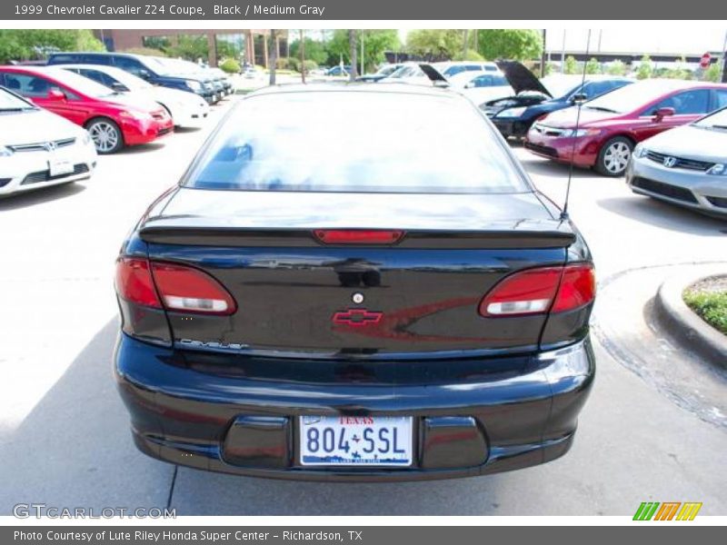 Black / Medium Gray 1999 Chevrolet Cavalier Z24 Coupe