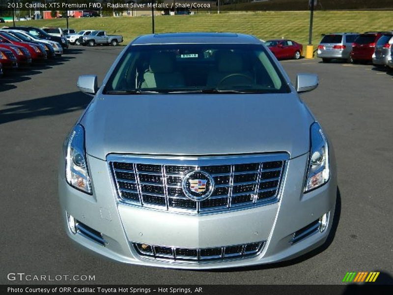 Radiant Silver Metallic / Shale/Cocoa 2013 Cadillac XTS Premium FWD