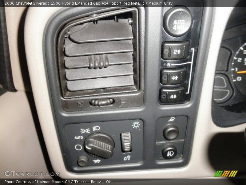Sport Red Metallic / Medium Gray 2006 Chevrolet Silverado 1500 Hybrid Extended Cab 4x4