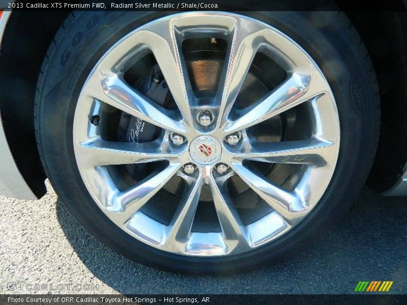 Radiant Silver Metallic / Shale/Cocoa 2013 Cadillac XTS Premium FWD