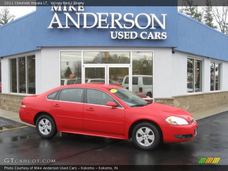 Victory Red / Ebony 2011 Chevrolet Impala LT