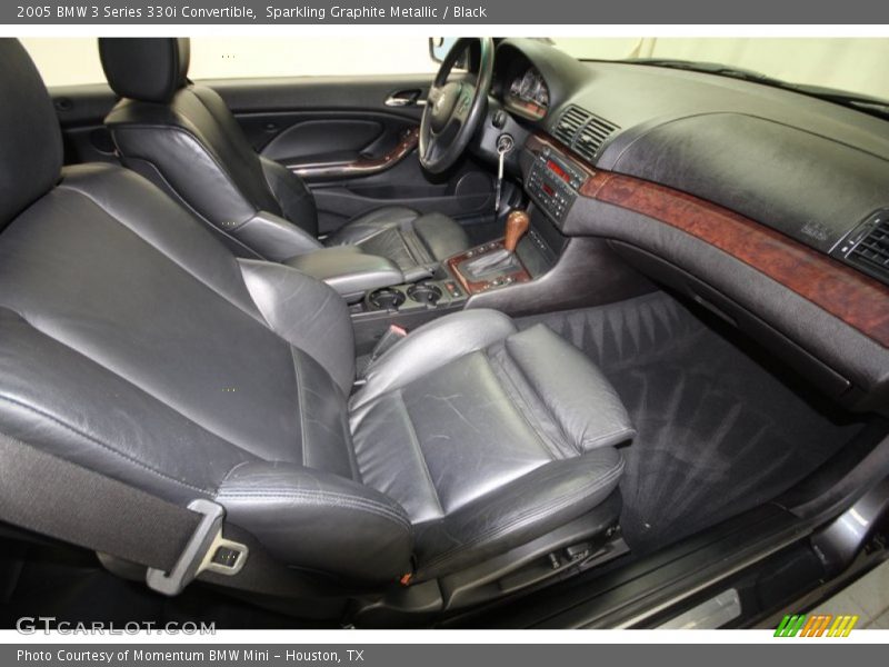 Sparkling Graphite Metallic / Black 2005 BMW 3 Series 330i Convertible