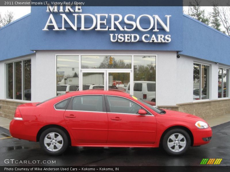 Victory Red / Ebony 2011 Chevrolet Impala LT