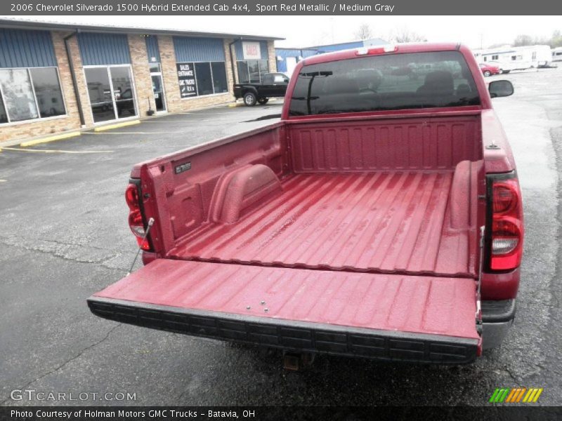 Sport Red Metallic / Medium Gray 2006 Chevrolet Silverado 1500 Hybrid Extended Cab 4x4