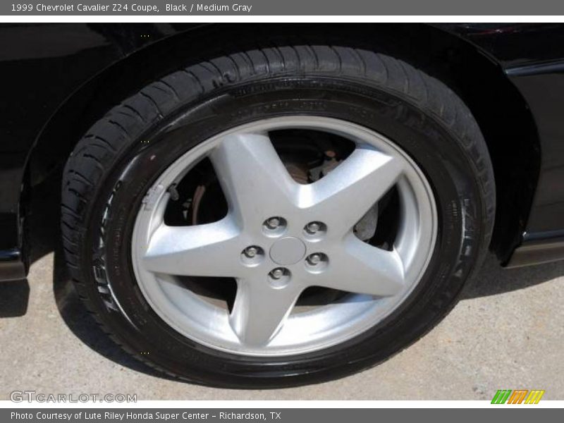 Black / Medium Gray 1999 Chevrolet Cavalier Z24 Coupe