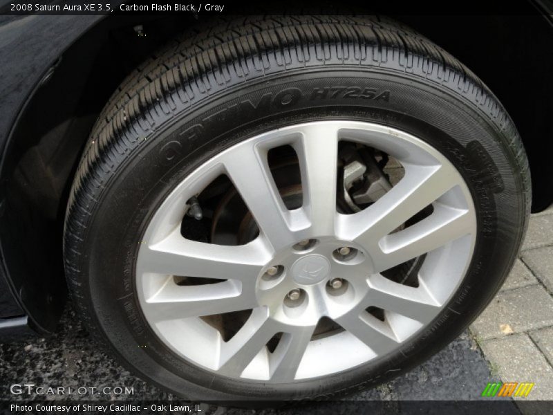 Carbon Flash Black / Gray 2008 Saturn Aura XE 3.5