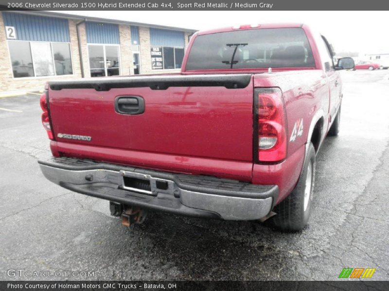Sport Red Metallic / Medium Gray 2006 Chevrolet Silverado 1500 Hybrid Extended Cab 4x4