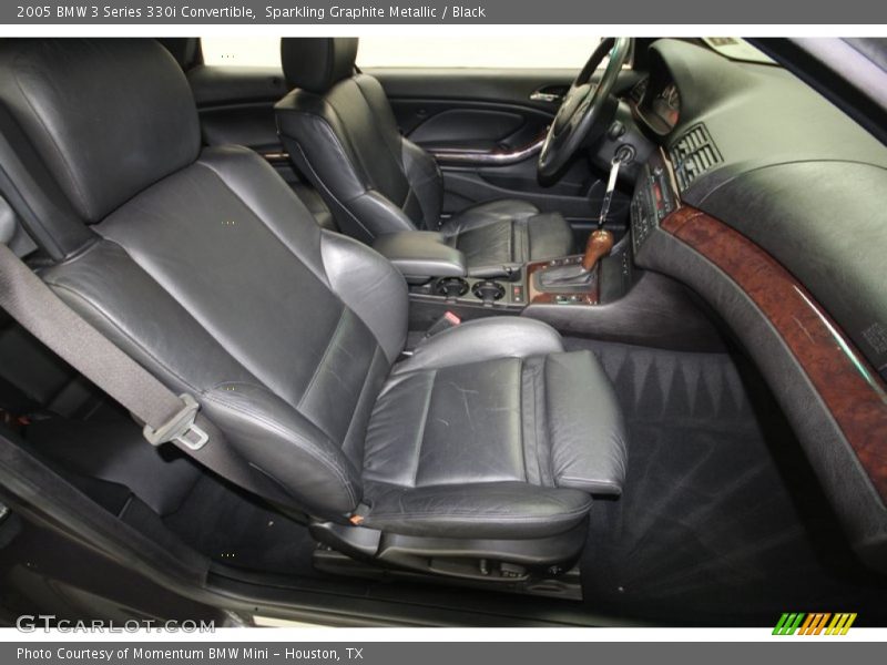 Sparkling Graphite Metallic / Black 2005 BMW 3 Series 330i Convertible