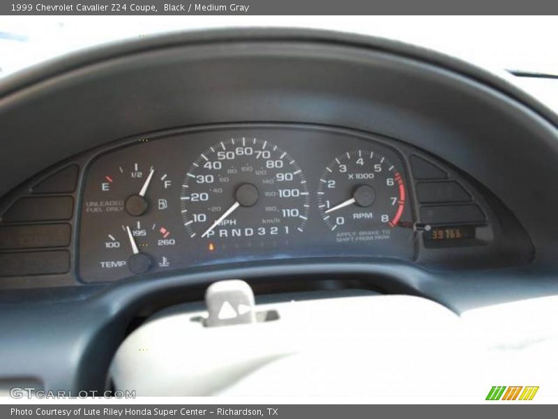Black / Medium Gray 1999 Chevrolet Cavalier Z24 Coupe