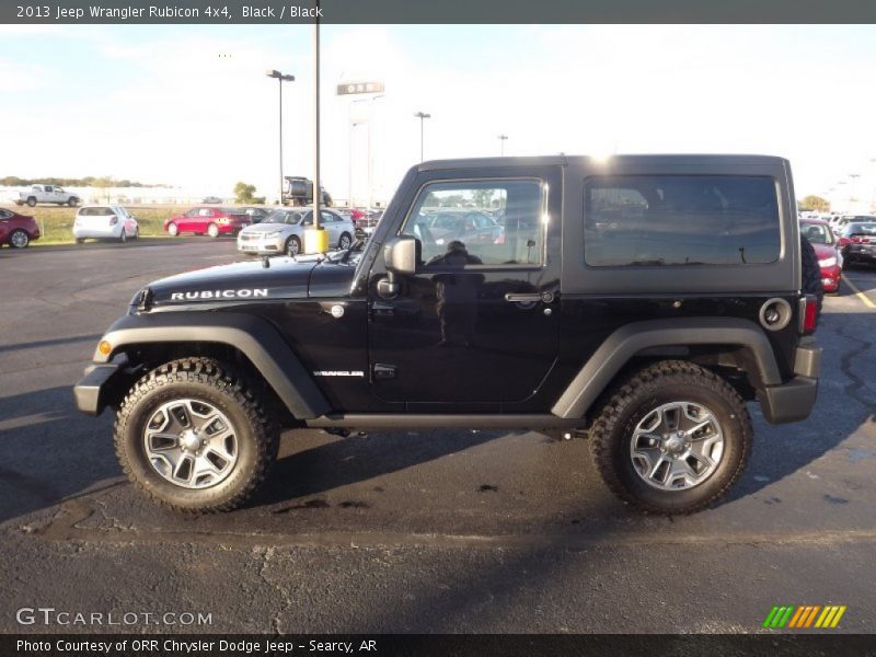 Black / Black 2013 Jeep Wrangler Rubicon 4x4