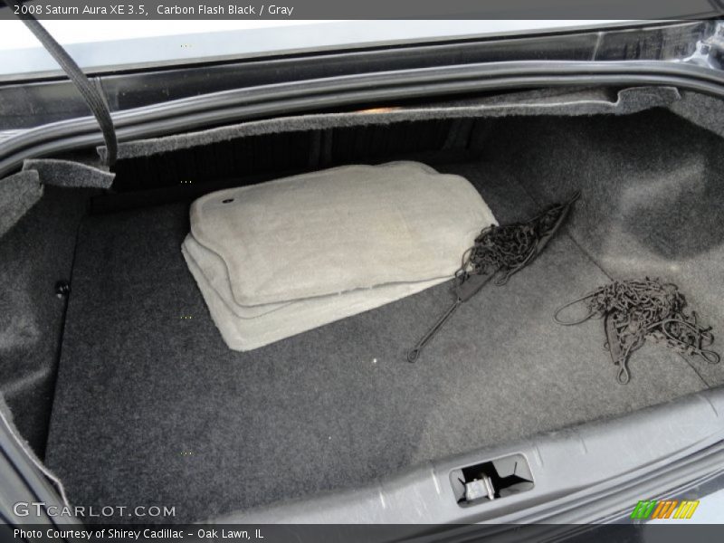 Carbon Flash Black / Gray 2008 Saturn Aura XE 3.5