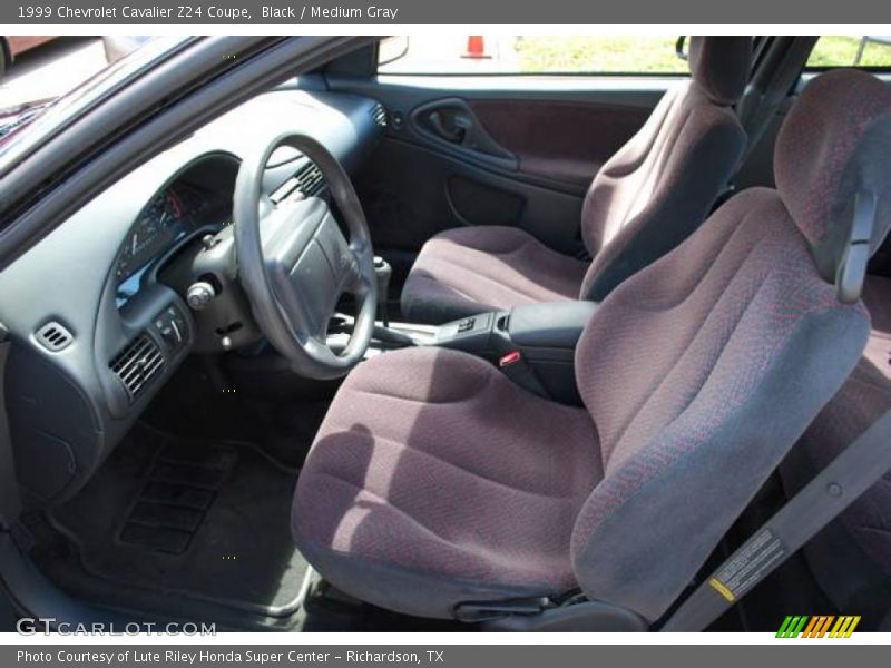 Black / Medium Gray 1999 Chevrolet Cavalier Z24 Coupe