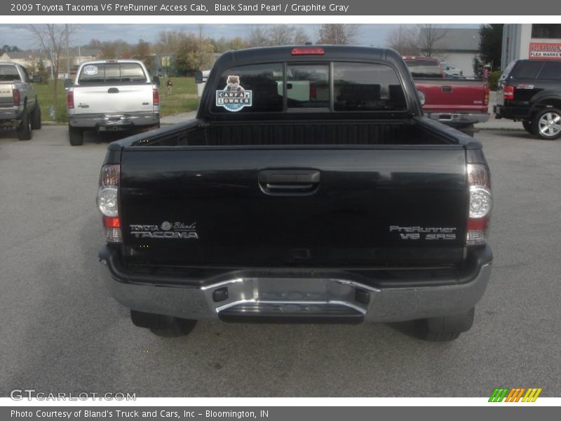Black Sand Pearl / Graphite Gray 2009 Toyota Tacoma V6 PreRunner Access Cab