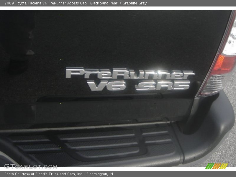 Black Sand Pearl / Graphite Gray 2009 Toyota Tacoma V6 PreRunner Access Cab