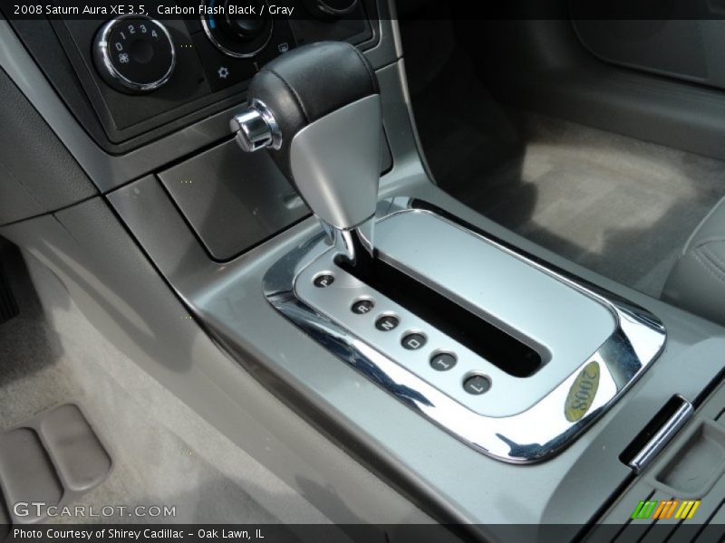 Carbon Flash Black / Gray 2008 Saturn Aura XE 3.5