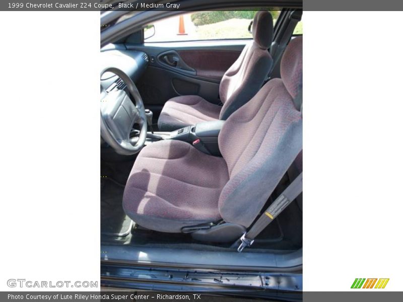 Black / Medium Gray 1999 Chevrolet Cavalier Z24 Coupe
