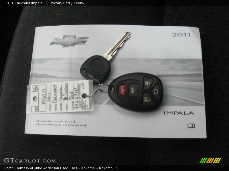 Victory Red / Ebony 2011 Chevrolet Impala LT