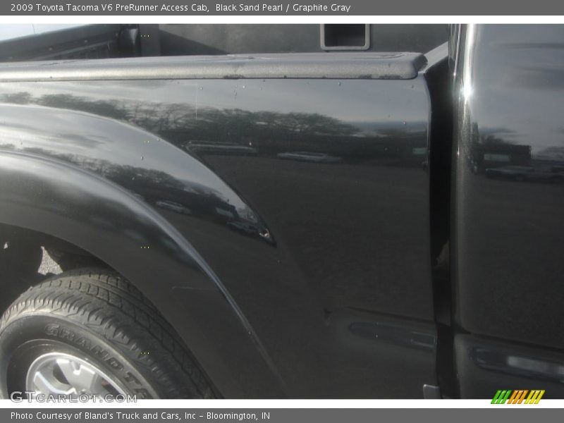 Black Sand Pearl / Graphite Gray 2009 Toyota Tacoma V6 PreRunner Access Cab