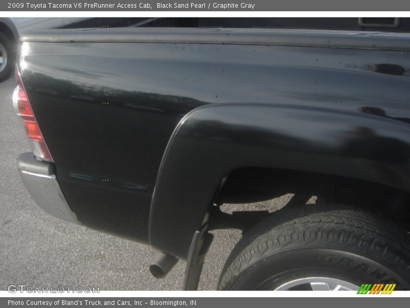 Black Sand Pearl / Graphite Gray 2009 Toyota Tacoma V6 PreRunner Access Cab