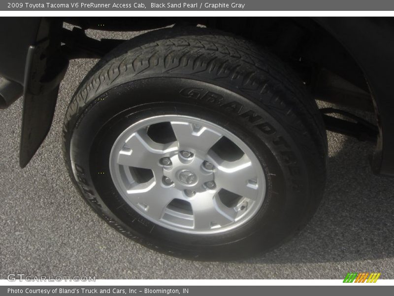 Black Sand Pearl / Graphite Gray 2009 Toyota Tacoma V6 PreRunner Access Cab