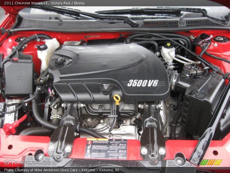Victory Red / Ebony 2011 Chevrolet Impala LT