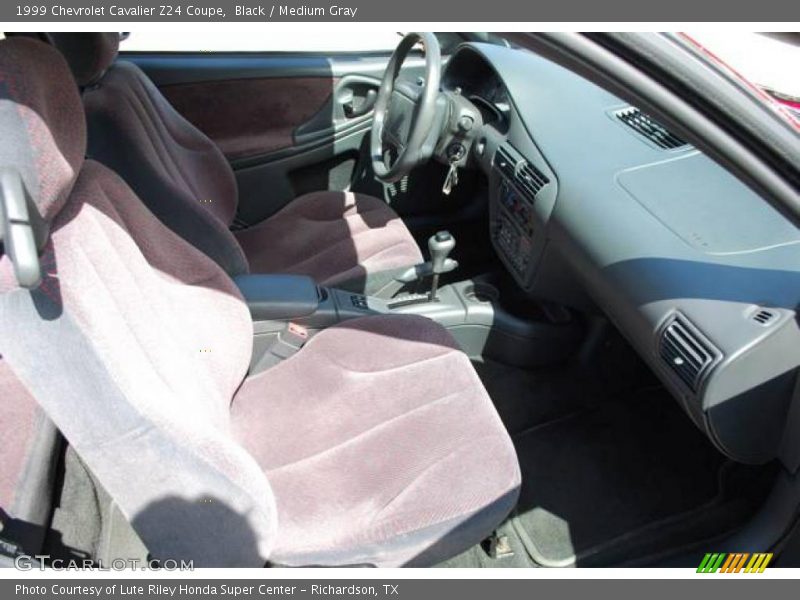 Black / Medium Gray 1999 Chevrolet Cavalier Z24 Coupe