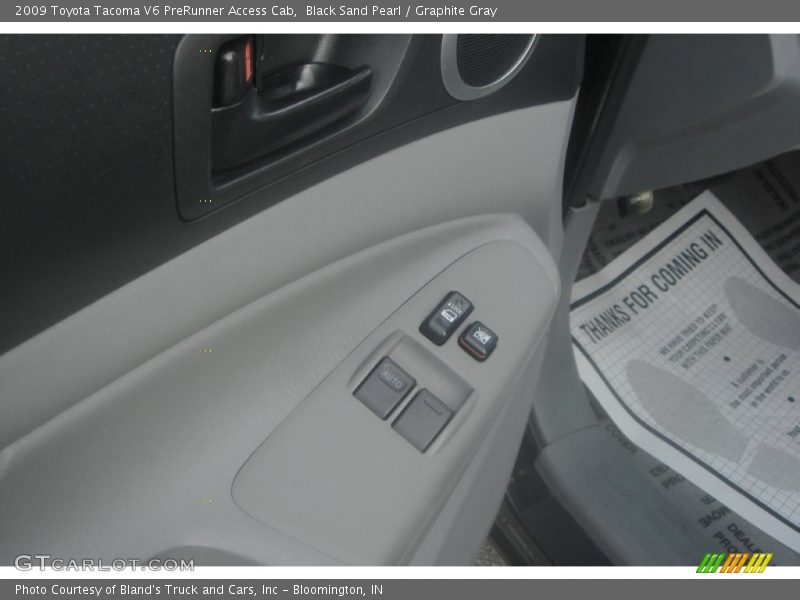Black Sand Pearl / Graphite Gray 2009 Toyota Tacoma V6 PreRunner Access Cab