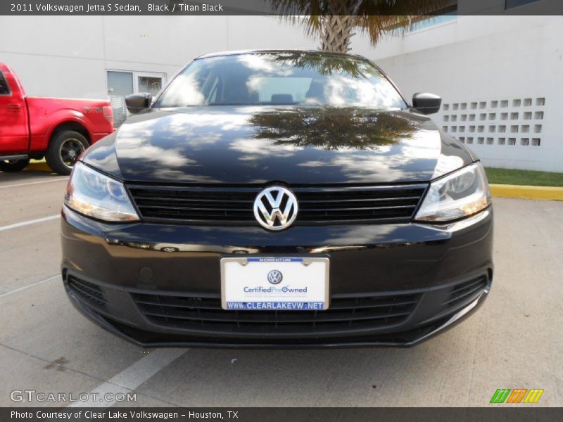 Black / Titan Black 2011 Volkswagen Jetta S Sedan