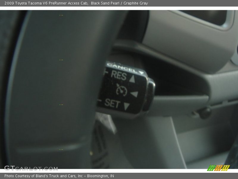 Black Sand Pearl / Graphite Gray 2009 Toyota Tacoma V6 PreRunner Access Cab