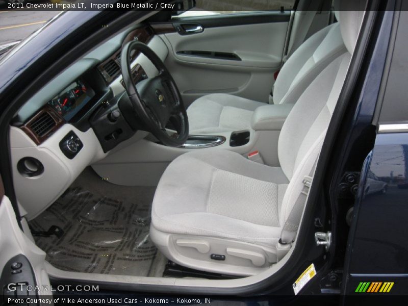 Imperial Blue Metallic / Gray 2011 Chevrolet Impala LT